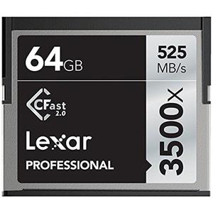 Lexar Professional 64GB 3500x CFast 2.0 Memory Card