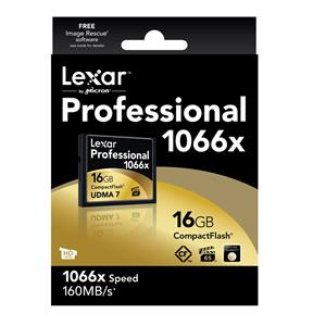 Lexar 16GB Professional UDMA 7 CompactFlash 1066x Memory Card