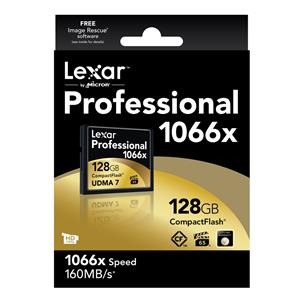 Lexar 128GB Professional UDMA 7 CompactFlash 1066x Memory Card