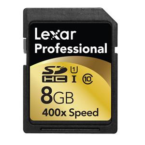 Lexar 8GB Secure Digital Professional UHS-I SD 400x Class 10 Memory Card