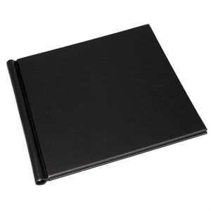 Permajet A3+ Black Leather Look Landscape Snapshut Folio - 25mm Spine