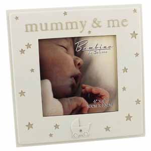 Bambino Mummy and Me Square Photo Frame for 4x4 Inch Photo
