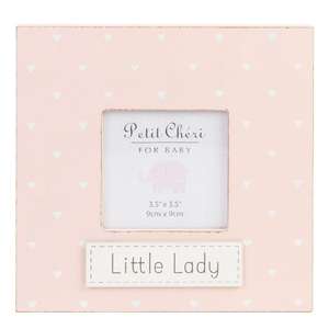 Petit Cheri Square Photo Frames - Wood - Little Lady