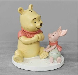 Disney Winnie The Pooh & Piglet Money Box Bank Baby Nursery Christening Gift