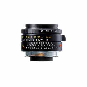 Ex-Display Leica M 35mm F2 Summicron Asph 6-bit Black Lens 11879