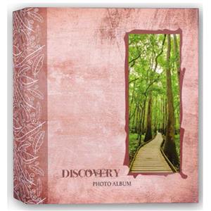 Discovery Pink Traditional Photo Album - 100 Sides