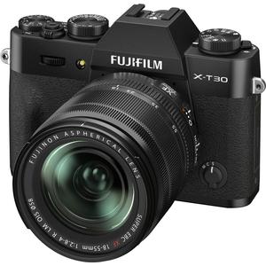 Ex-Demo Fujifilm X-T30 II Black Camera With XF 18-55mm Lens