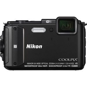 Ex-Demo Nikon Coolpix AW130 Black Digital Camera