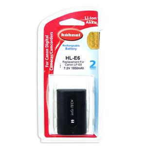 Hahnel HL-E6 Canon LP-E6 Type Li-Ion Rechargeable Battery