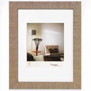 Walther Home Wooden Picture Frame - A4 Beige Brown