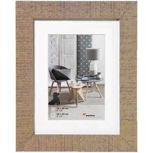 Walther Home Wooden Picture Frame - 8x6 inch - (Insert 6x4 inch) Beige Brown