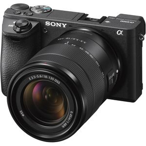 Sony A6500 | 18-135mm F3.5-5.6 OSS Lens | 24.2 MP | APS-C CMOS Sensor | 4K Video | Wi-Fi
