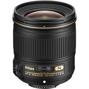 Nikon 28mm 1.8 G AF-S Nikkor Lens