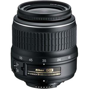 Nikon 18-55mm f3.5-5.6G II AF-S DX Black Lens