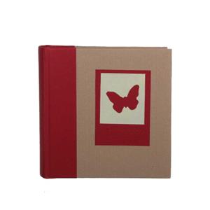 Green Earth Red Butterfly 6x4 Slip In Photo Album - 100 Photos