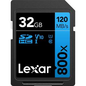 Lexar Professional 32gb 800X SDHC UHS-I SD Memory Card