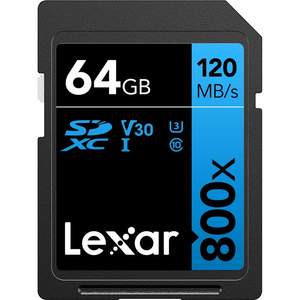 Lexar Professional 64gb 800X SDXC UHS-I SD Memory Card
