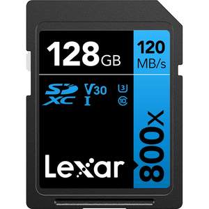 Lexar Professional 128gb 800X SDXC UHS-I SD Memory Card