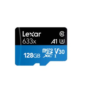 Lexar 128GB Professional 633x Micro SDXC UHS-I Memory Card with Adapter | Read 95MB/s | Write 45MB/s