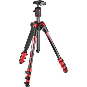 Manfrotto Befree Aluminium Red Travel Tripod with Ball Head
