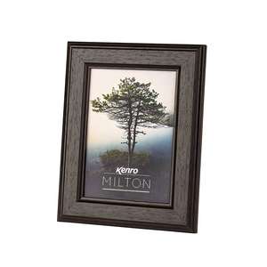 Kenro Milton Black Wood 10x8 Inch Photo Frame - Hangs and Stands