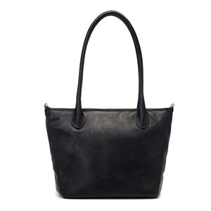 ONA Capri Black Leather Tote Bag