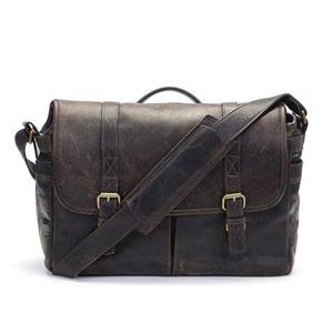 ONA Brixton Dark Truffle Leather Messenger Bag