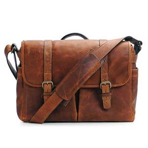 ONA Brixton Antique Cognac Leather Messenger Bag