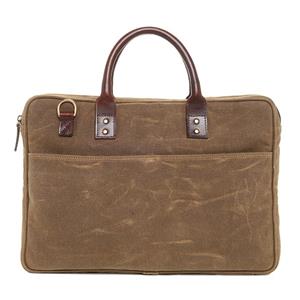 ONA Kingston Field Tan Briefcase Bag