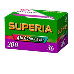 Fujifilm Superia 200 36 Exp 35mm Colour Print Film