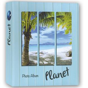Planet Blue 7.5x5 Slip In Photo Album 200 Photos Overall Size 11x10.75