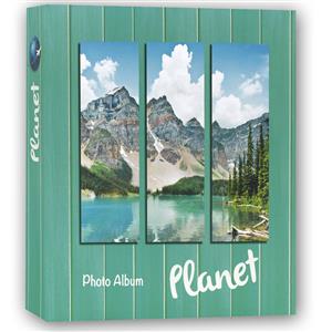 Planet Green 7.5x5 Slip In Photo Album 200 Photos Overall Size 11x10.75