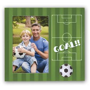 Football Pitch 6x4 inch Photo Frame Overall Size 10x8inches