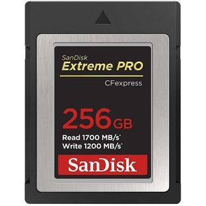 SanDisk CF Express 256GB Extreme Pro Memory Card | Read 1700MB/s | Write 1200MB/s | 4K Video