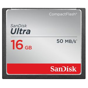 SanDisk Ultra 16GB Compact Flash 50MB/S Memory Card