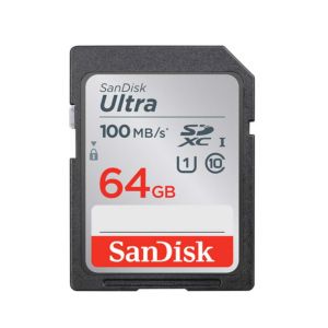 SanDisk Ultra SDXC 64GB 100MB/S Class 10 Memory Card