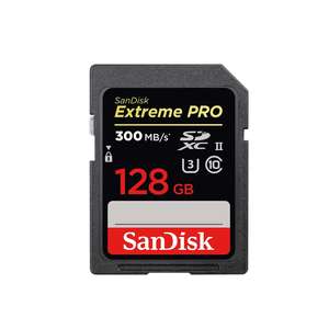 Sandisk Extreme Pro 128GB SD UHS-II | Read 300MB/s | Write 260MB/s | 4K Video