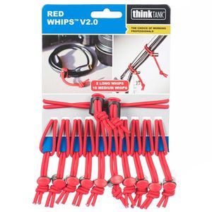 Think Tank Red Whips Adjustable Elastic Cable Ties V2.0