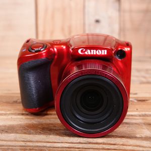 Used Canon PowerShot SX410 IS Red Digital Camera 40x Zoom