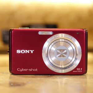 Used Sony Cybershot W180 Red Digital Compact Camera