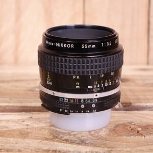 Used Nikon MF 55mm F3.5 Micro Ai Lens