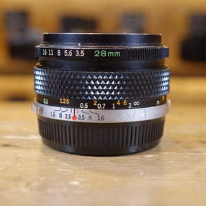 Used Olympus MF 28mm F3.5 Zuiko Lens