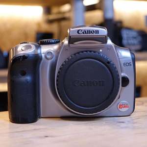 Used Canon EOS Rebel 300D DSLR Silver Camera Body