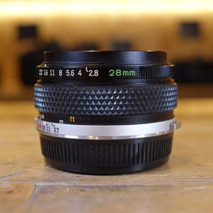 Used Olympus MF 28mm F2.8 Zuiko Lens