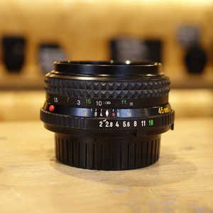 Used Minolta MF 45mm F2 MD Lens