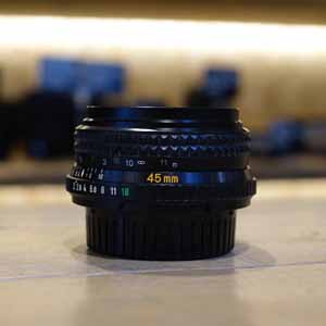 Used Minolta MF 45mm F2 MD Manual Focus Lens