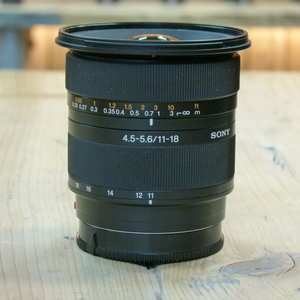 Used Sony DT 11-18mm F4.5-5.6  A mount Lens