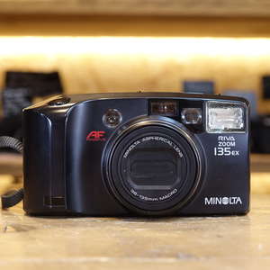 Used Minolta Riva Zoom 135 EX 35mm Film Compact Camera
