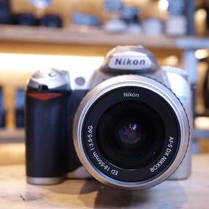 Used Nikon D50 DSLR Silver D-SLR Camera with 18-55mm Silver Lens