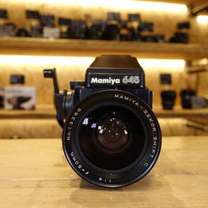 Used Mamiya M645 Super Medium Format Camera with 50mm F4 Shift C Lens & Prism